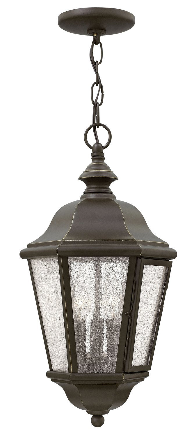 Edgewater 3-Light Outdoor Hanging Lantern in Oil Rubbed Bronze