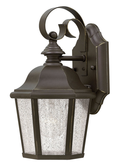 Edgewater Small Wall Mount Lantern in Oil Rubbed Bronze