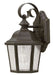 Edgewater Small Wall Mount Lantern in Oil Rubbed Bronze