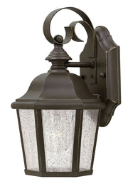 Edgewater Small Outdoor Wall Lantern in Oil Rubbed Bronze