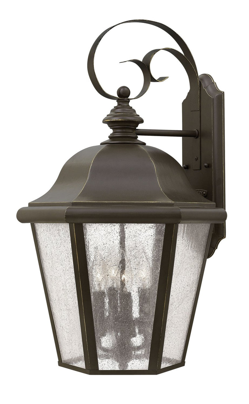 Edgewater Extra Large 4-Light Outdoor Wall Lantern in Oil Rubbed Bronze