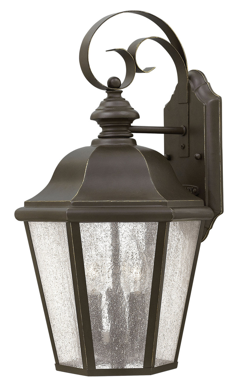 Edgewater Medium Wall Mount Lantern in Oil Rubbed Bronze