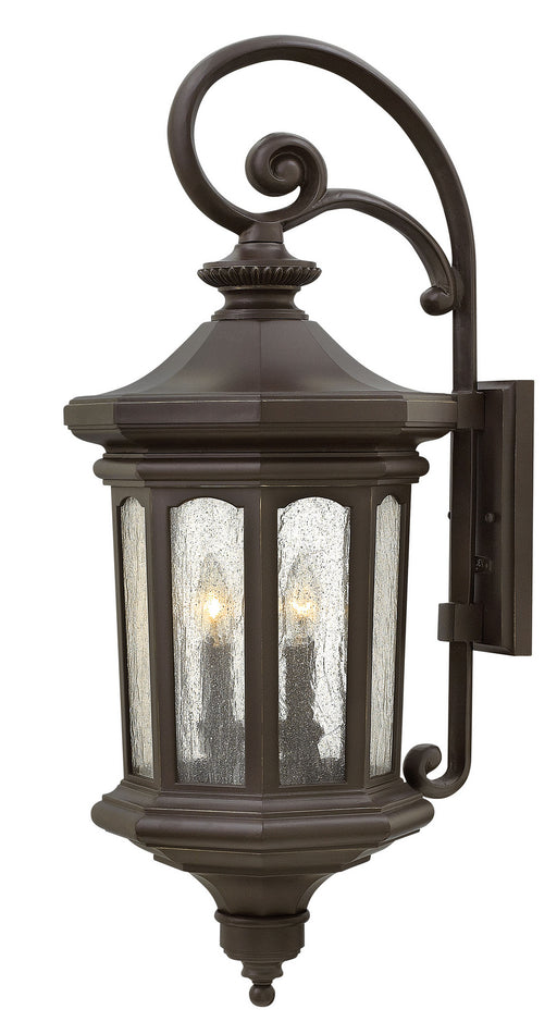 Raley Large wall Mount Lantern in Oil Rubbed Bronze