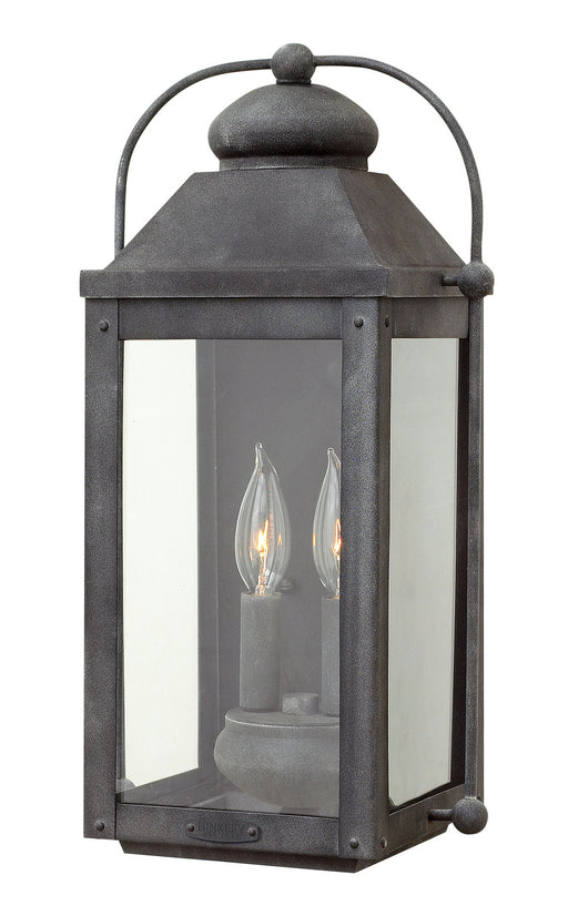 Anchorage LED Wall Mount in Aged Zinc