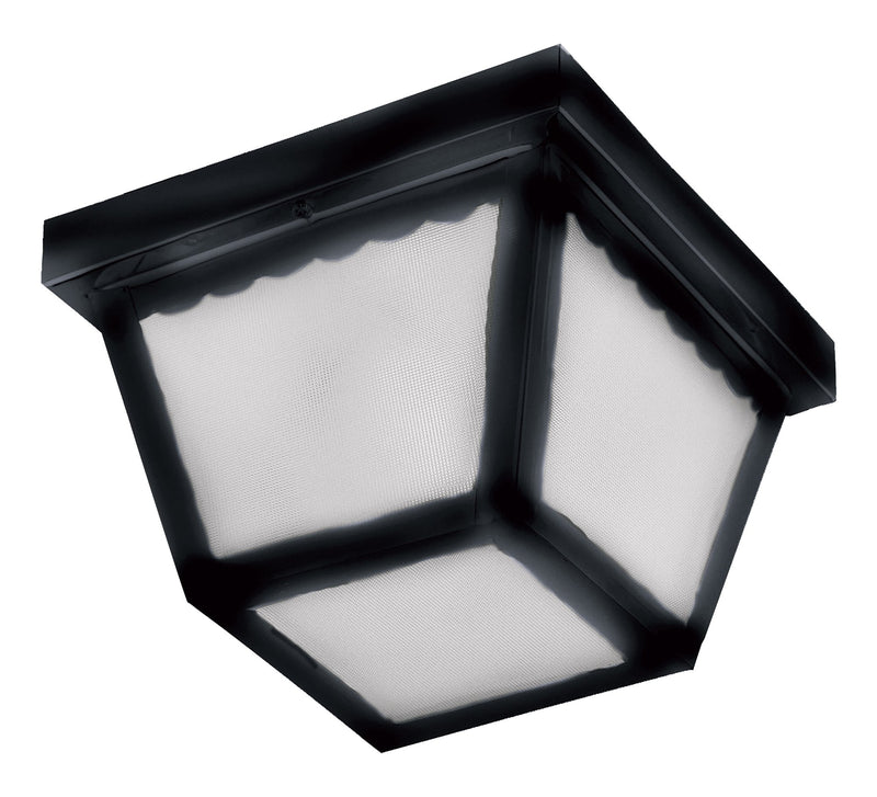 Outdoor Essentials 2 Light Outdoor Ceiling Mount in Black