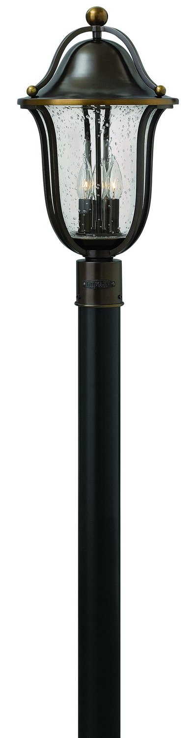 Bolla 3-Light Outdoor Post Light in Olde Bronze