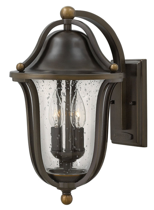 Bolla Medium 2-Light Outdoor Wall Lantern in Olde Bronze
