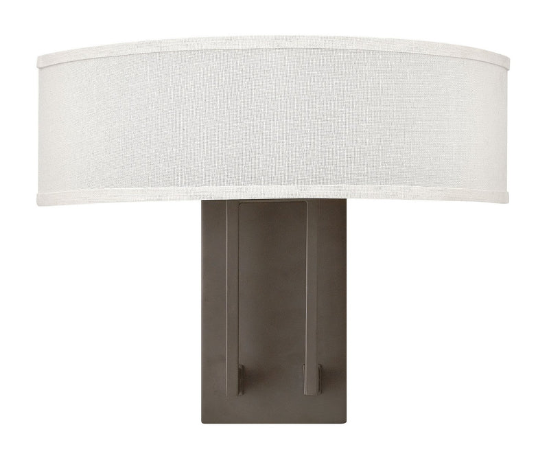 Hampton 2-Light Wall Sconce in Buckeye Bronze