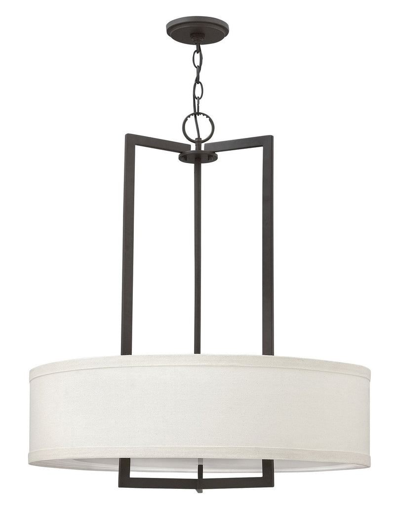 Hampton 3-Light Pendant in Buckeye Bronze