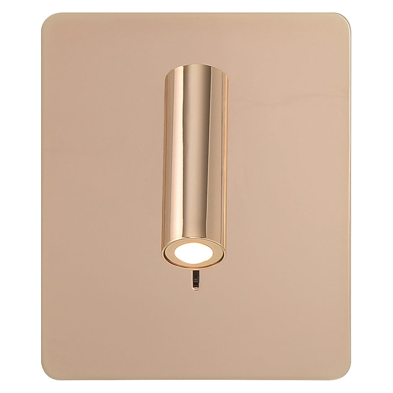 Villa LED Reading Light in Gold