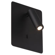 Villa LED Reading Light in Matte Black