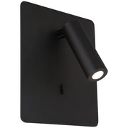 Villa LED Reading Light in Matte Black