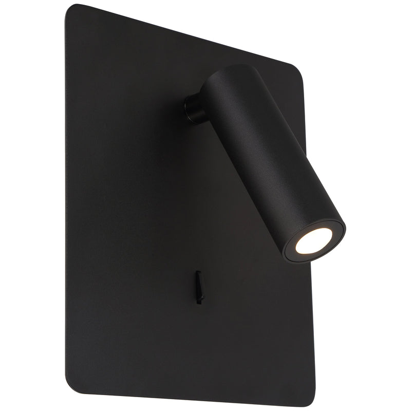 Villa LED Reading Light in Matte Black
