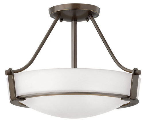 Hathaway LED Semi-Flush Mount in Olde Bronze