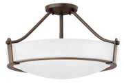 Hathaway 4-Light Semi-Flush Mount in Olde Bronze