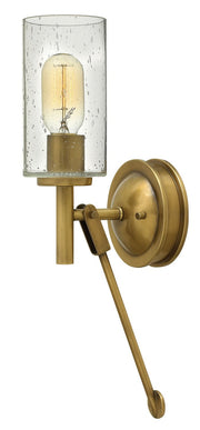 Collier Wall Sconce in Heritage Brass