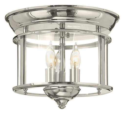 Gentry LED Flush Mount in Polished Nickel