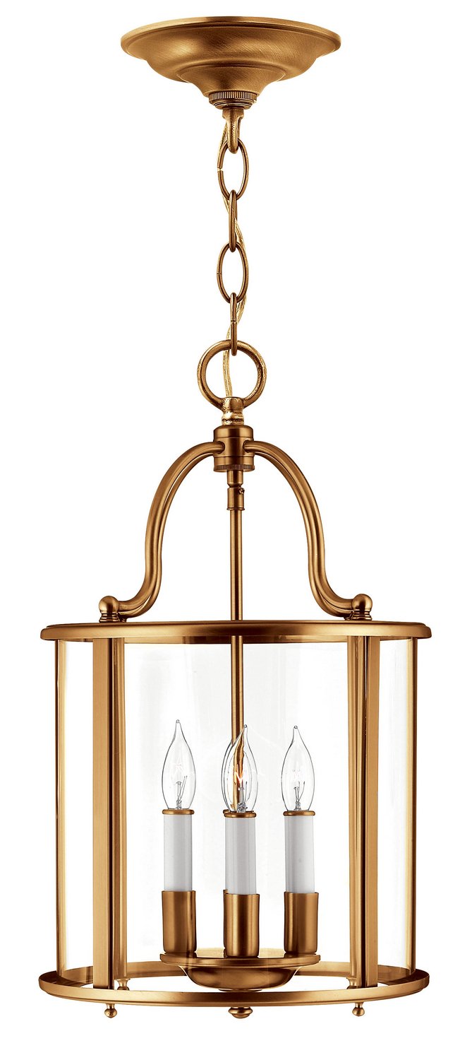 Gentry 4-Light Chandelier in Heirloom Brass