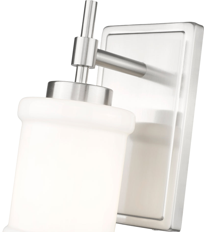 Cadoc 1 Light 4.5" Wall Sconce in Brushed Nickel