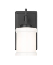 Cadoc 1 Light 4.5" Wall Sconce in Matte Black