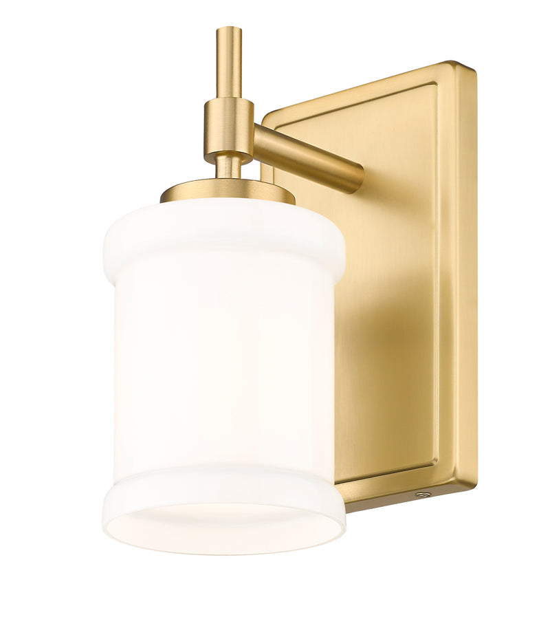 Cadoc 1 Light 4.5" Wall Sconce in Modern Gold