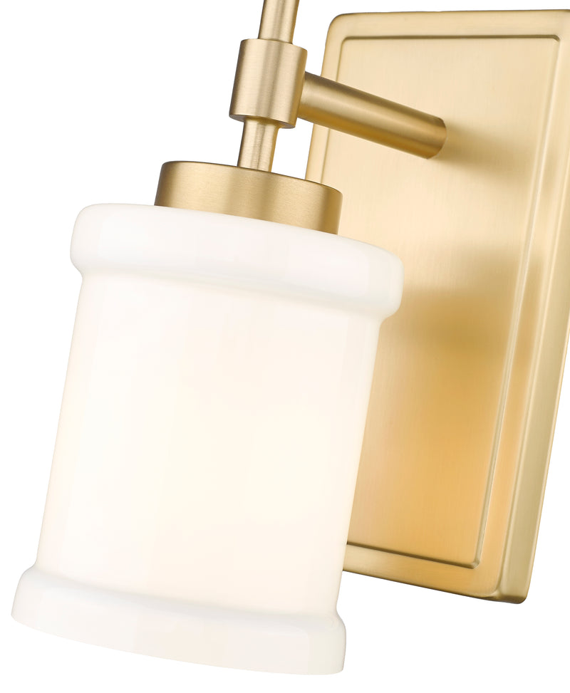 Cadoc 1 Light 4.5" Wall Sconce in Modern Gold