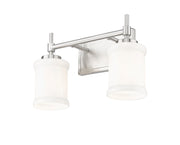 Cadoc 2 Light 15" Vanity in Brushed Nickel
