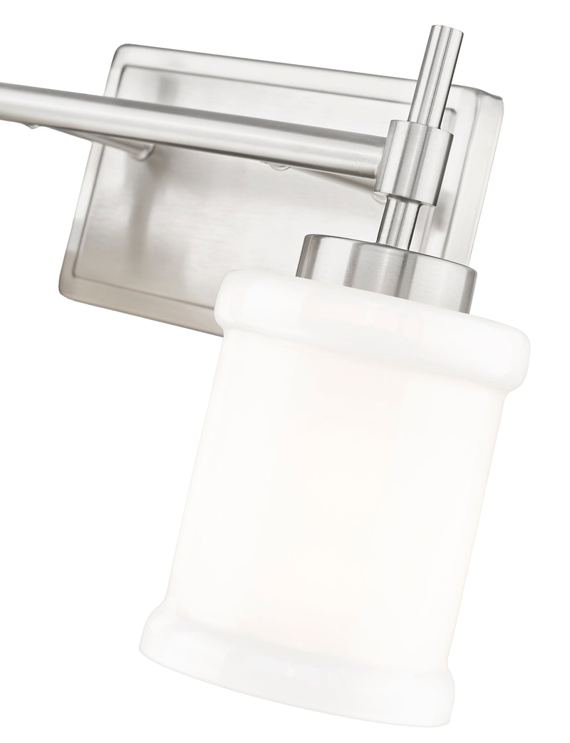 Cadoc 2 Light 15" Vanity in Brushed Nickel