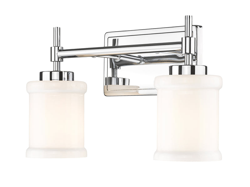 Cadoc 2 Light 15" Vanity in Chrome