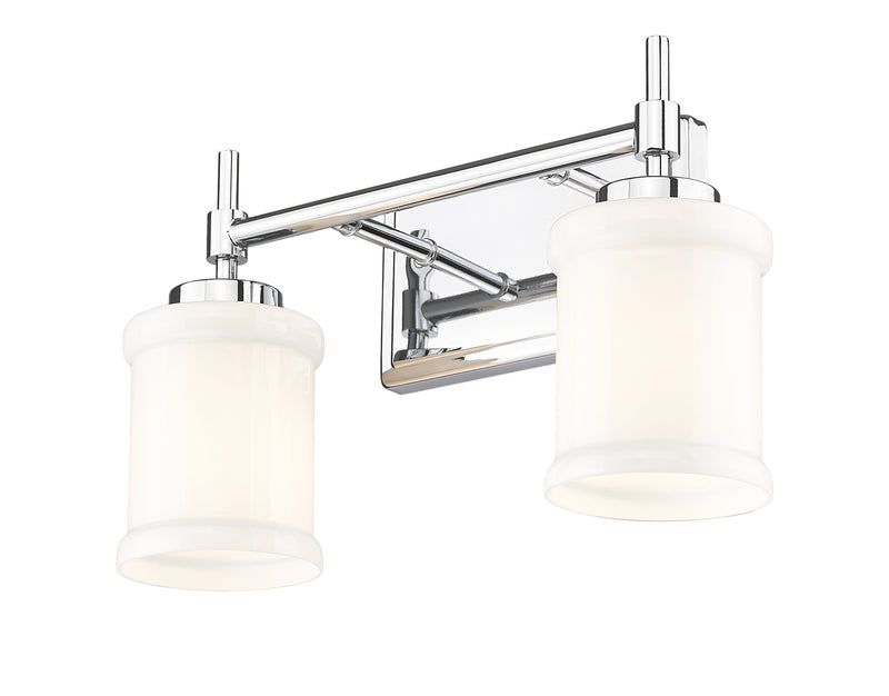 Cadoc 2 Light 15" Vanity in Chrome
