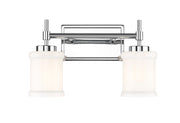 Cadoc 2 Light 15" Vanity in Chrome