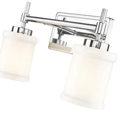 Cadoc 2 Light 15" Vanity in Chrome