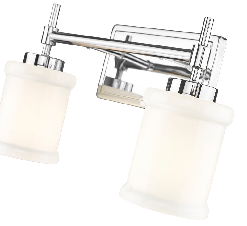 Cadoc 2 Light 15" Vanity in Chrome