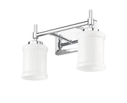 Cadoc 2 Light 15" Vanity in Chrome