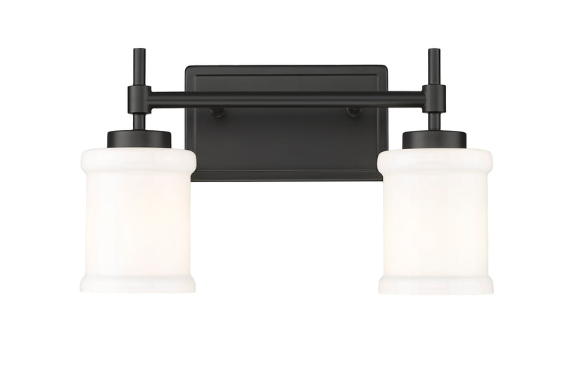 Cadoc 2 Light 15" Vanity in Matte Black
