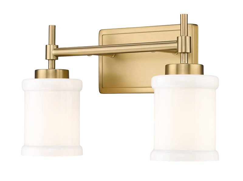 Cadoc 2 Light 15" Vanity in Modern Gold