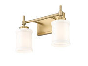 Cadoc 2 Light 15" Vanity in Modern Gold