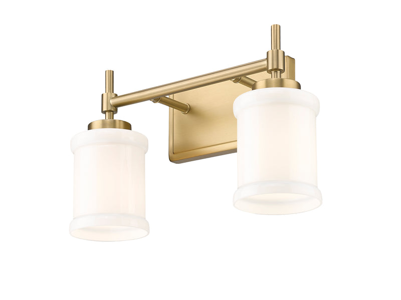Cadoc 2 Light 15" Vanity in Modern Gold