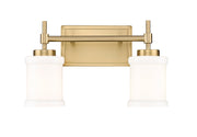 Cadoc 2 Light 15" Vanity in Modern Gold