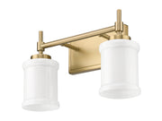 Cadoc 2 Light 15" Vanity in Modern Gold