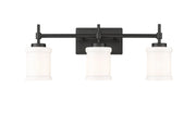 Cadoc 3 Light 23.5" Vanity in Matte Black