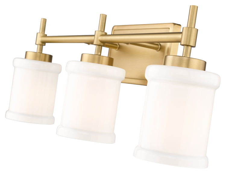 Cadoc 3 Light 23.5" Vanity in Modern Gold
