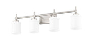 Cadoc 4 Light 31.5" Vanity in Brushed Nickel