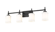 Cadoc 4 Light 31.5" Vanity in Matte Black