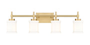 Cadoc 4 Light 31.5" Vanity in Modern Gold