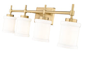 Cadoc 4 Light 31.5" Vanity in Modern Gold