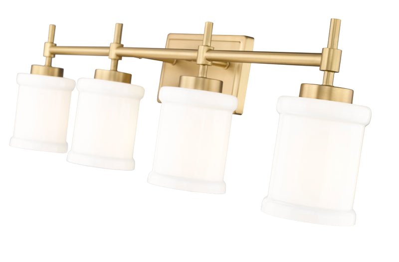 Cadoc 4 Light 31.5" Vanity in Modern Gold