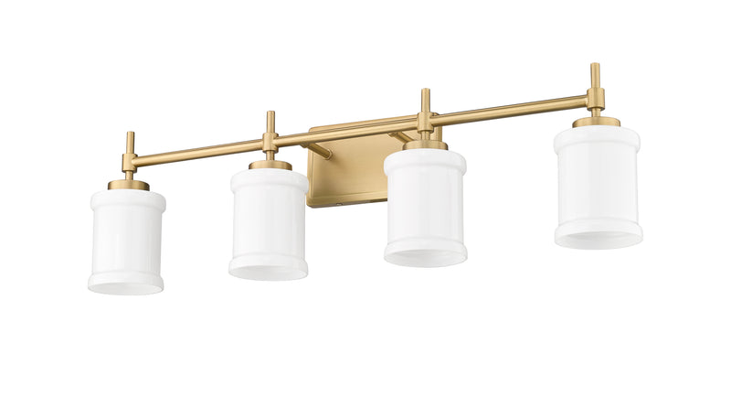 Cadoc 4 Light 31.5" Vanity in Modern Gold