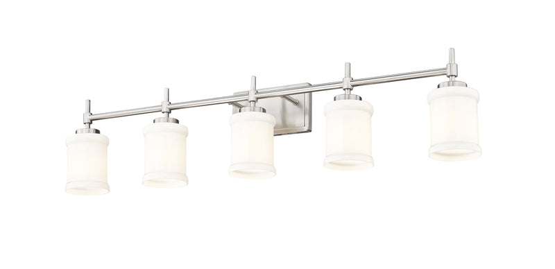 Cadoc 5 Light 40.5" Vanity in Brushed Nickel