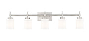Cadoc 5 Light 40.5" Vanity in Brushed Nickel